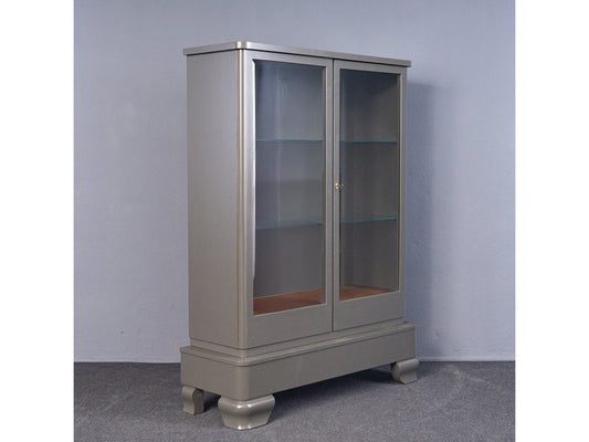 Vintage Art Deco Vitrine Regal Sideboard Schrank Antik MÖBLINGER 2411_1404