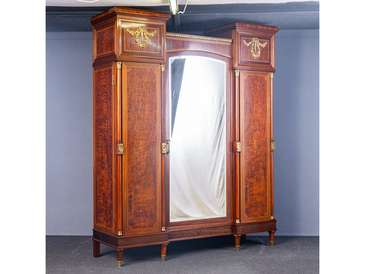 großer Neo Empire Schrank Regal Kommode Garderobe Antik MÖBLINGER 2411_1801