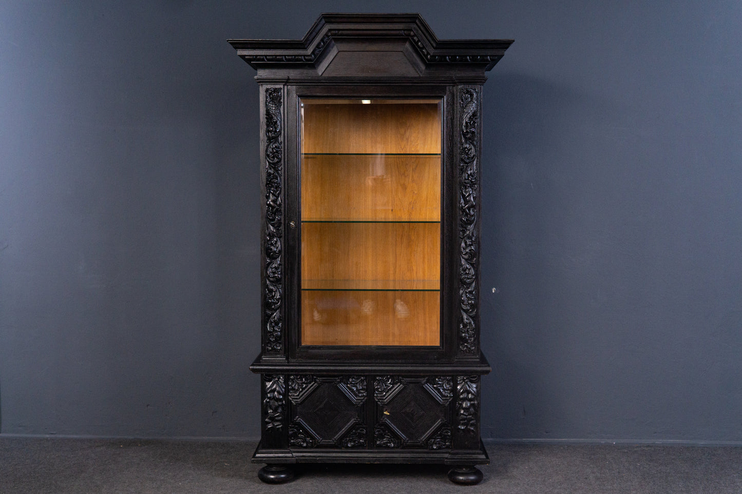 Vitrine Anrichte Schrank Regal Buffet Kommode Alt Antik 2312_0701