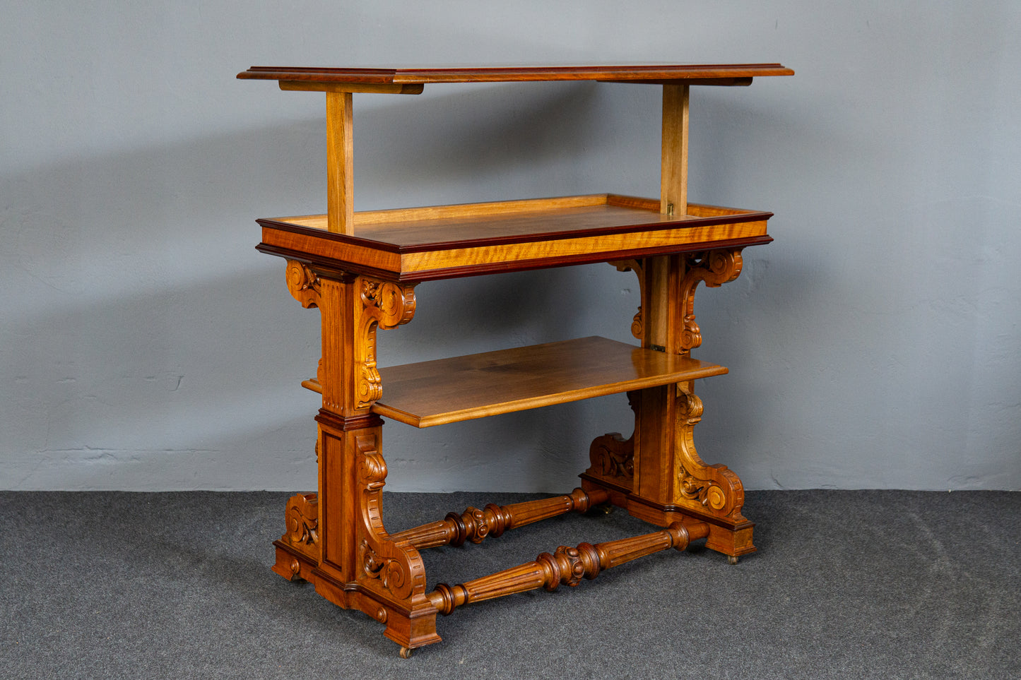 Gründerzeit Etagere Board Antik Schrank Tisch Regal Alt MÖBLINGER 2411_1901