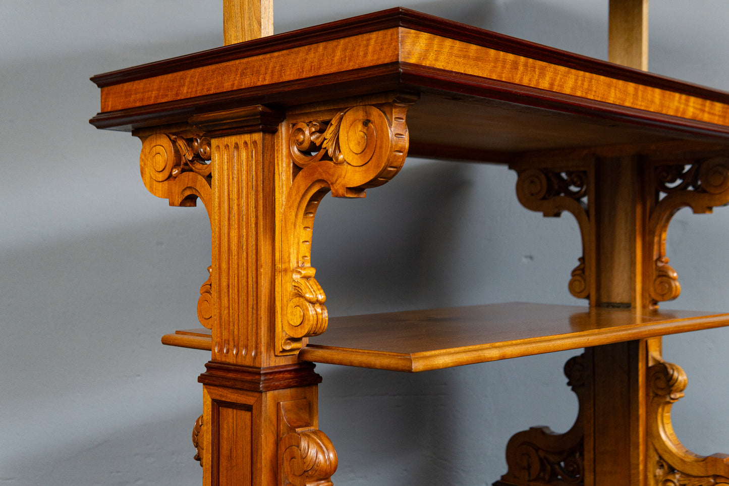 Gründerzeit Etagere Board Antik Schrank Tisch Regal Alt MÖBLINGER 2411_1901