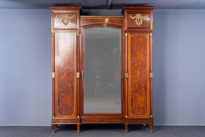 großer Neo Empire Schrank Regal Kommode Garderobe Antik MÖBLINGER 2411_1801