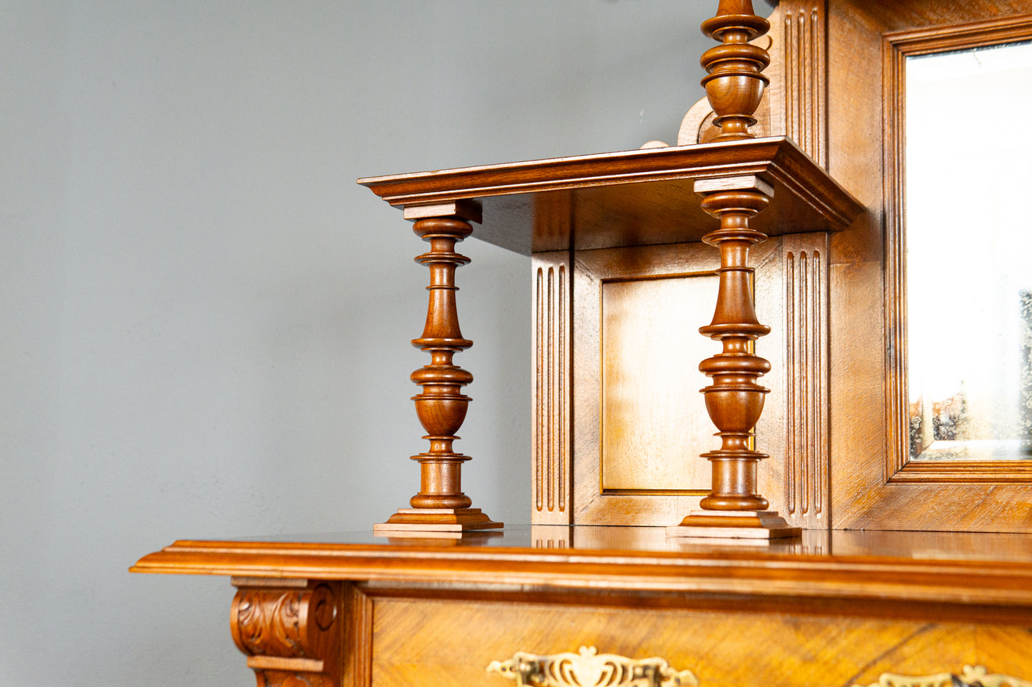Antik Vertiko Gründerzeit Schrank Kommode Buffet Regal MÖBLINGER 2411_1907