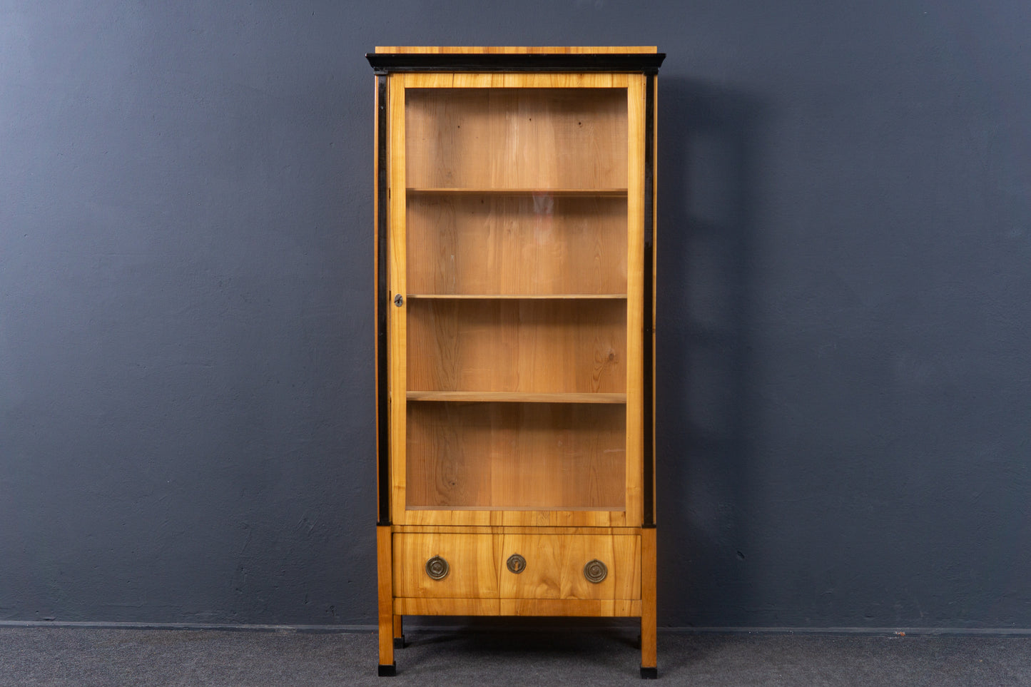 Vitrine Schrank Regal Kommode Biedermeier Alt Antik 2301_3001