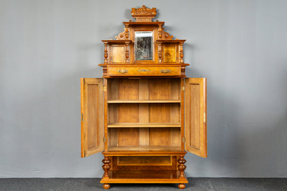 Antik Vertiko Gründerzeit Schrank Kommode Buffet Regal MÖBLINGER 2411_1907