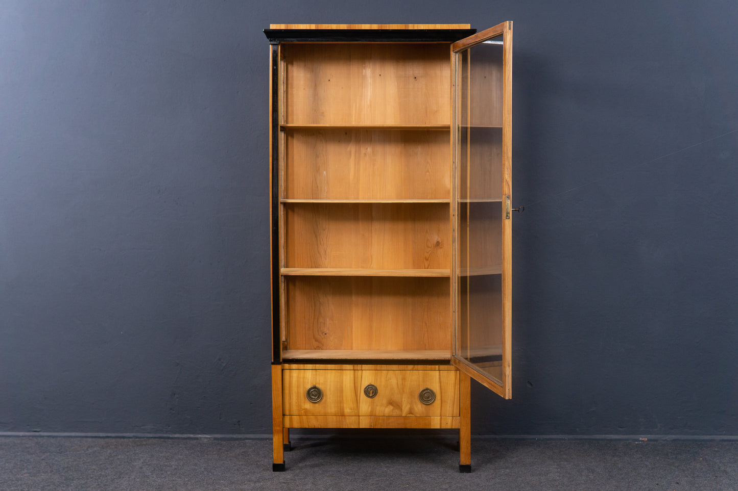 Vitrine Schrank Regal Kommode Biedermeier Alt Antik 2301_3001