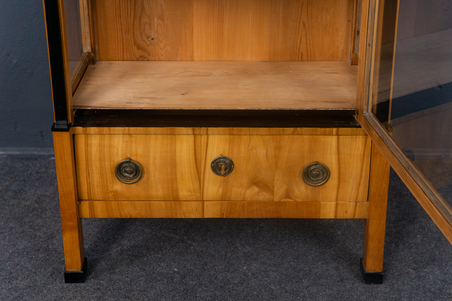 Vitrine Schrank Regal Kommode Biedermeier Alt Antik 2301_3001