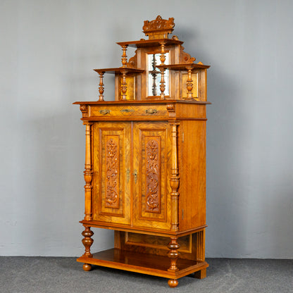 Antik Vertiko Gründerzeit Schrank Kommode Buffet Regal MÖBLINGER 2411_1907