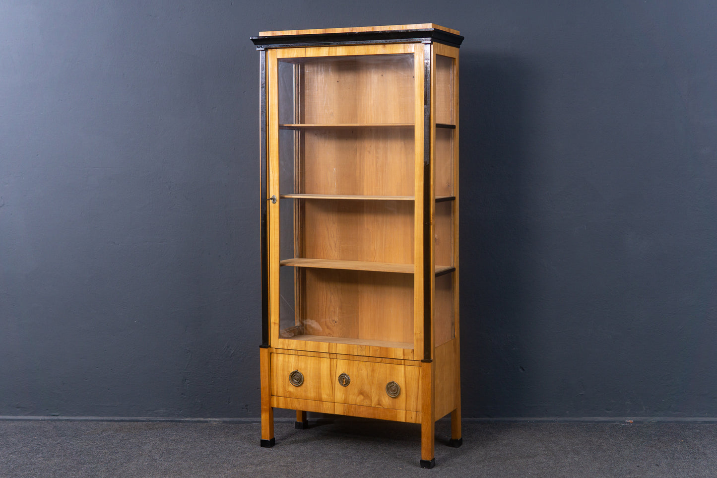Vitrine Schrank Regal Kommode Biedermeier Alt Antik 2301_3001