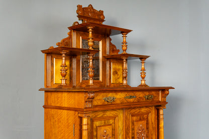 Antik Vertiko Gründerzeit Schrank Kommode Buffet Regal MÖBLINGER 2411_1907