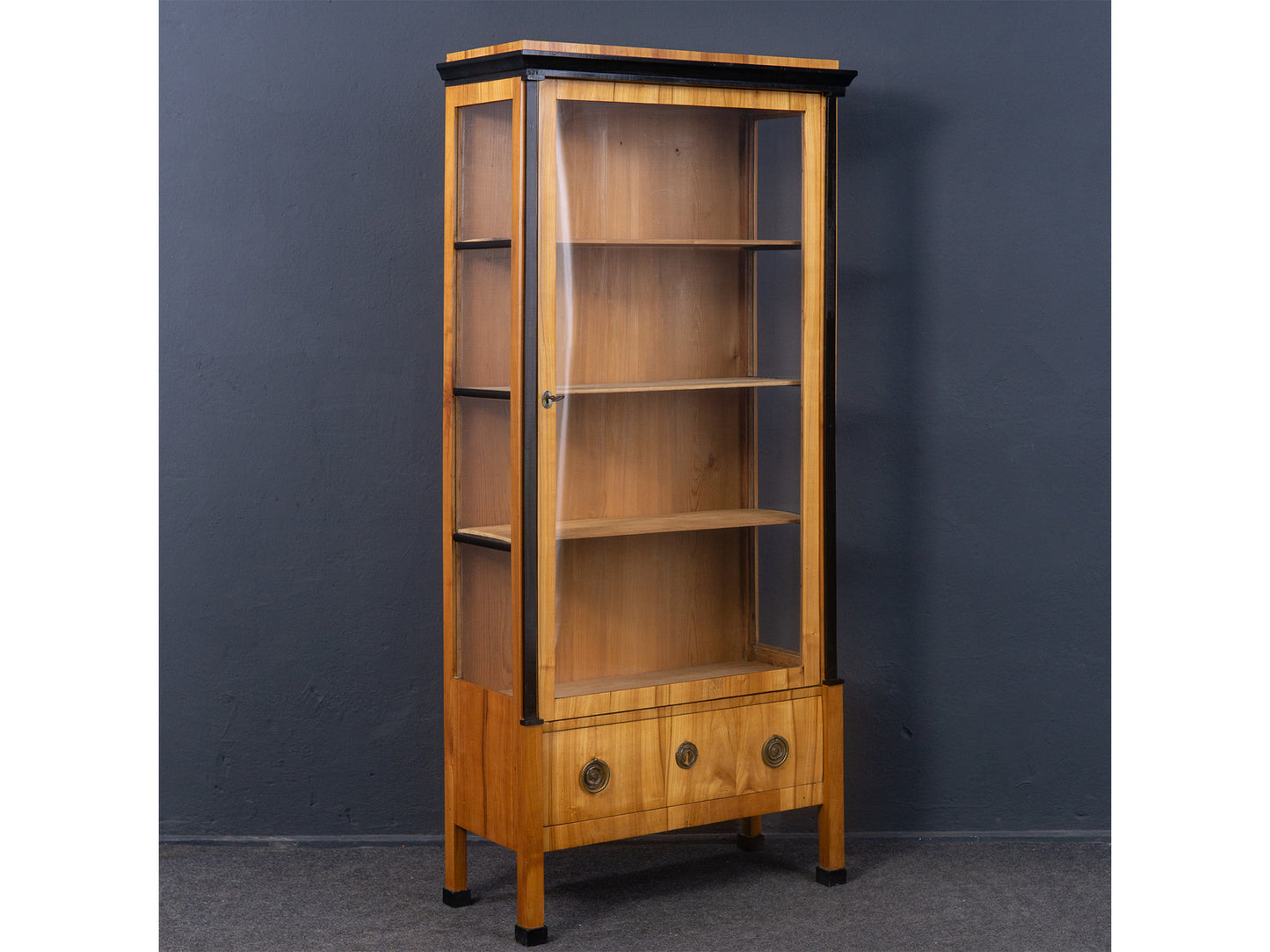 Vitrine Schrank Regal Kommode Biedermeier Alt Antik 2301_3001