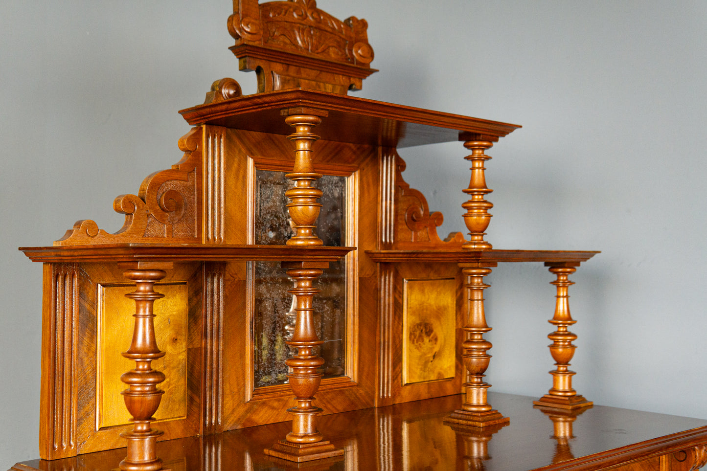 Antik Vertiko Gründerzeit Schrank Kommode Buffet Regal MÖBLINGER 2411_1907