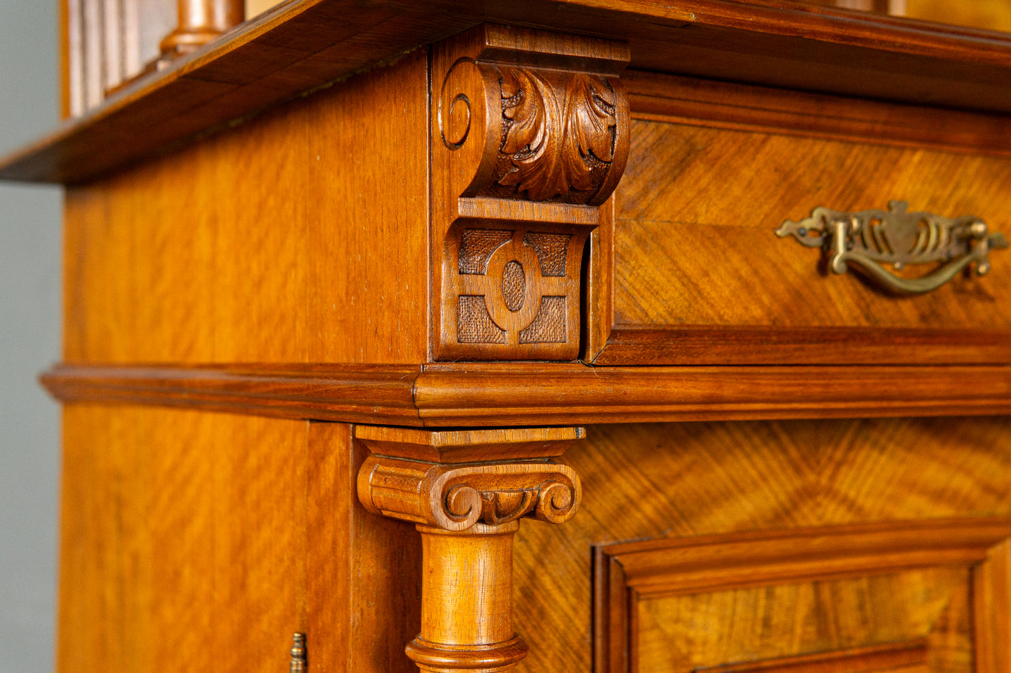 Antik Vertiko Gründerzeit Schrank Kommode Buffet Regal MÖBLINGER 2411_1907