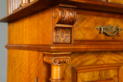 Antik Vertiko Gründerzeit Schrank Kommode Buffet Regal MÖBLINGER 2411_1907