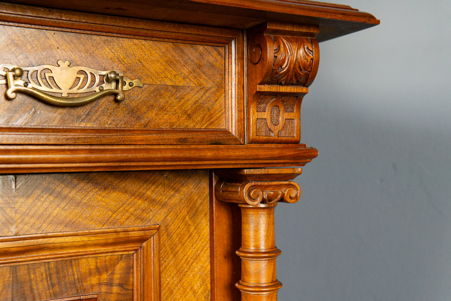 Antik Vertiko Gründerzeit Schrank Kommode Buffet Regal MÖBLINGER 2411_1907