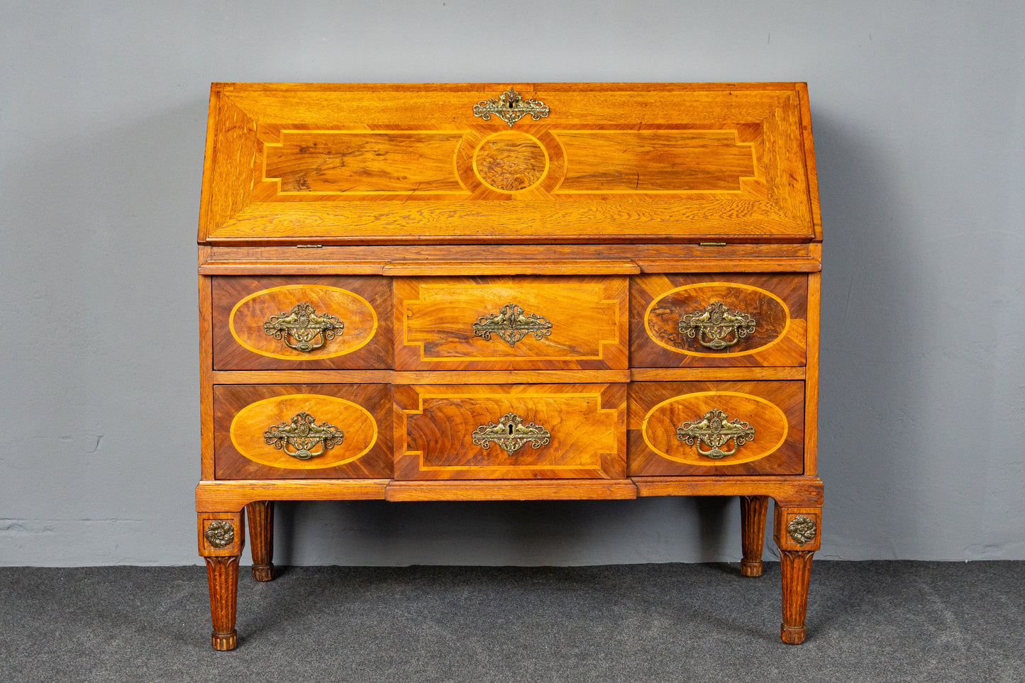 Louis Seize Sekretär Schreibtisch Desk Schrank Alt Antik MÖBLINGER 2411_1908