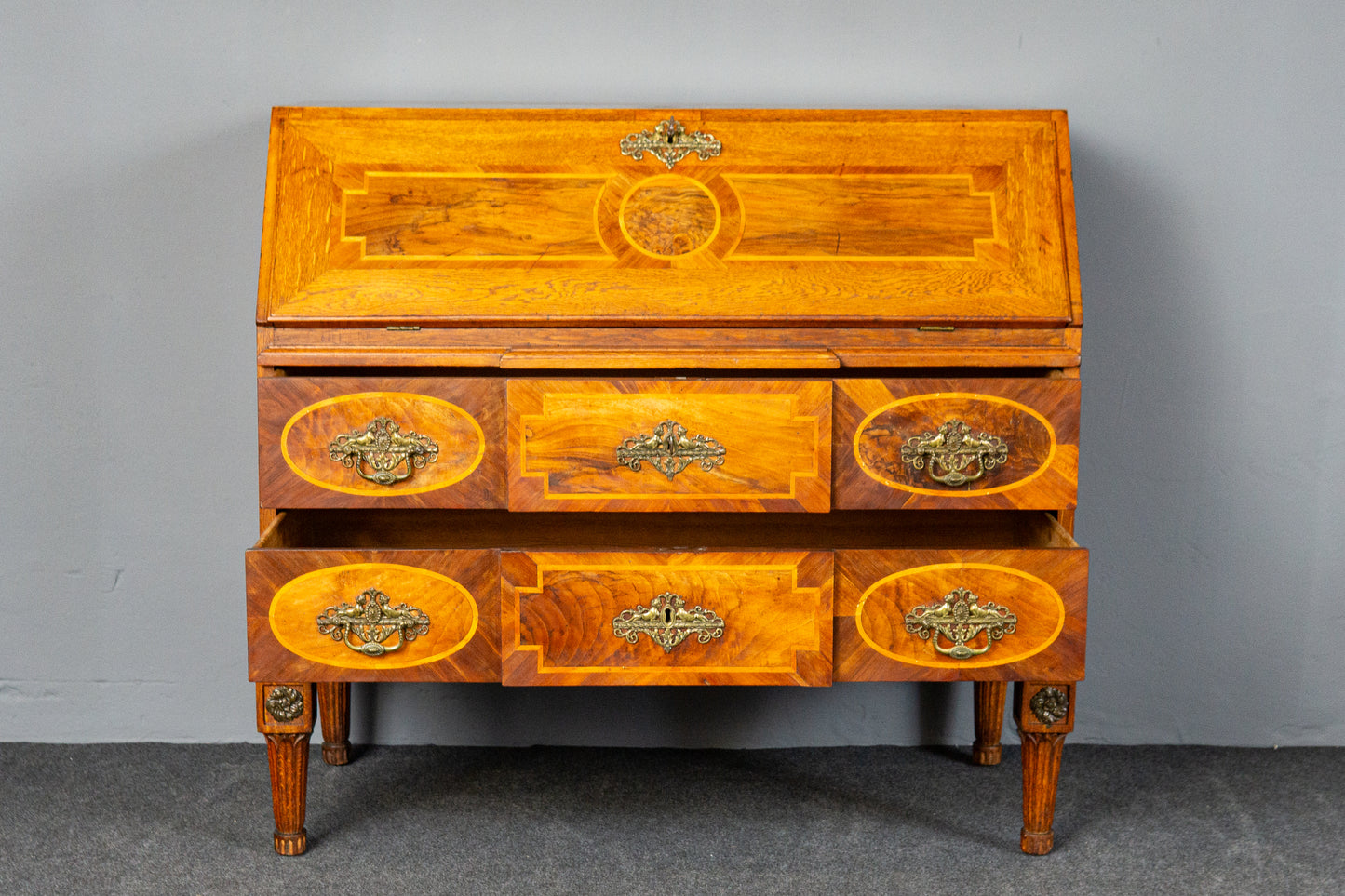 Louis Seize Sekretär Schreibtisch Desk Schrank Alt Antik MÖBLINGER 2411_1908