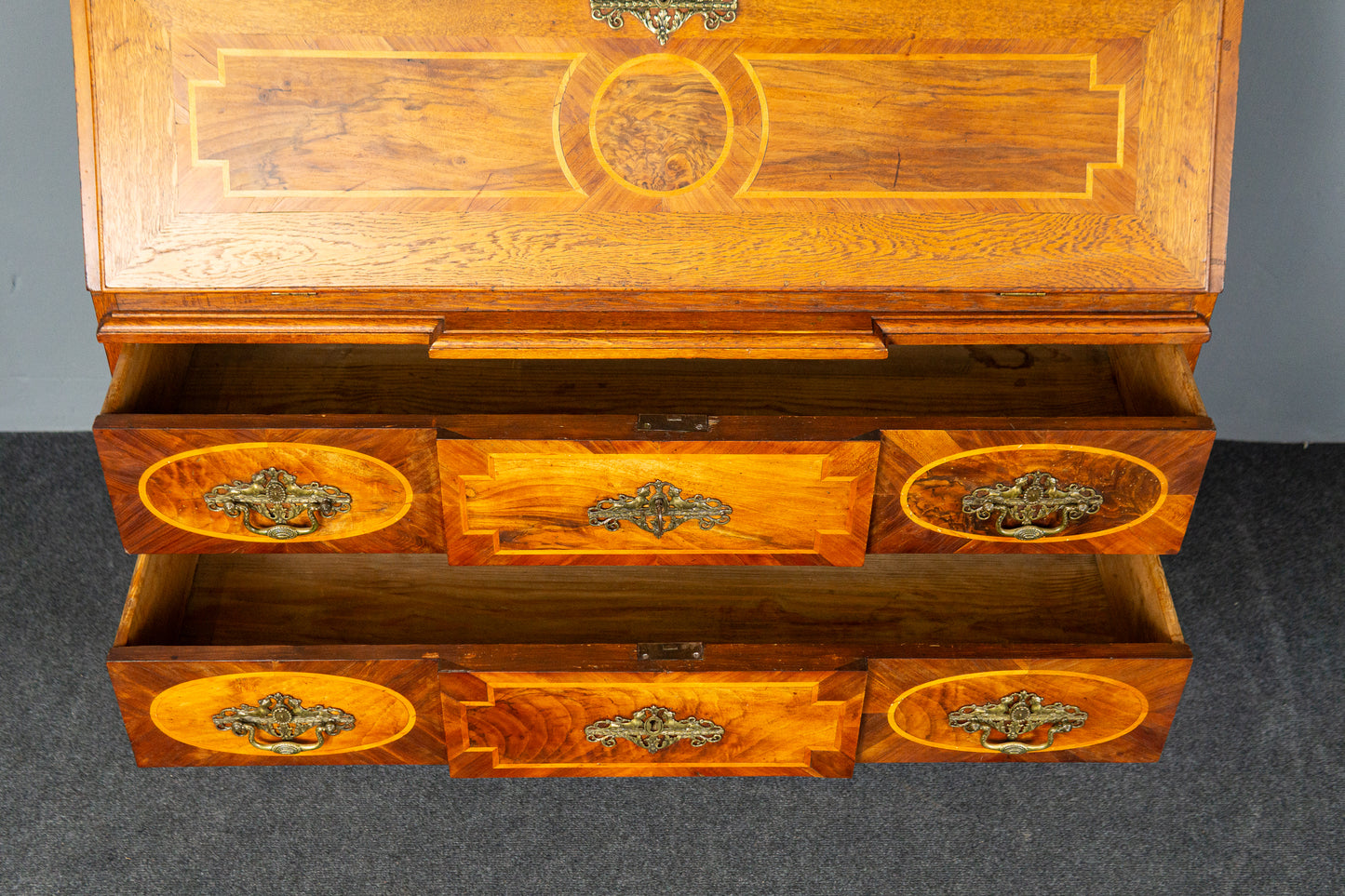 Louis Seize Sekretär Schreibtisch Desk Schrank Alt Antik MÖBLINGER 2411_1908