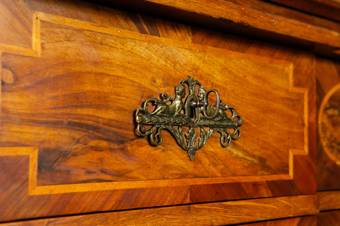 Louis Seize Sekretär Schreibtisch Desk Schrank Alt Antik MÖBLINGER 2411_1908