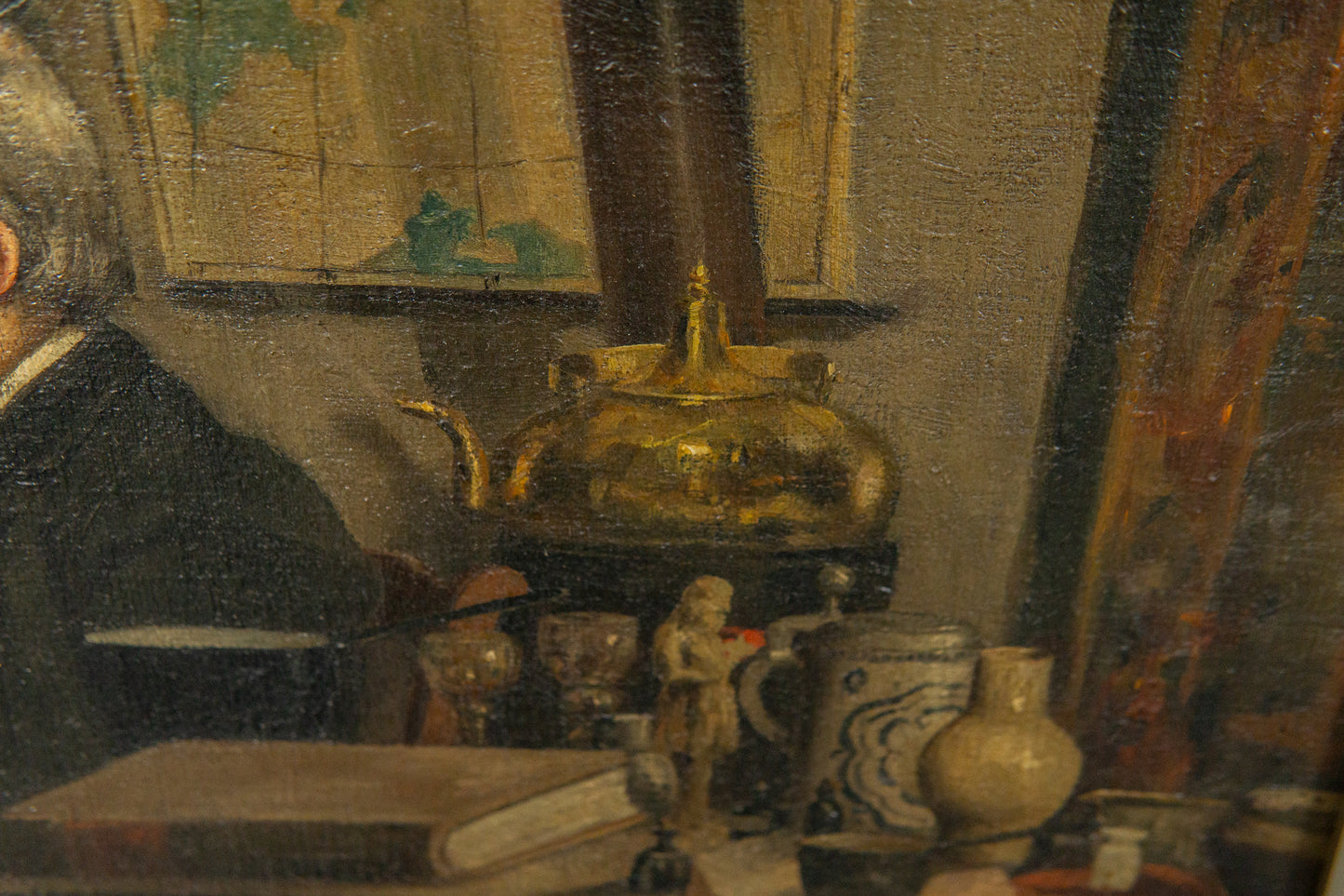Schönes Olgemälde von Gottfried Bachem, 1896 - Malerei Gemälde Bild Rahmen Kunst Art Alt Antik MÖBLINGER