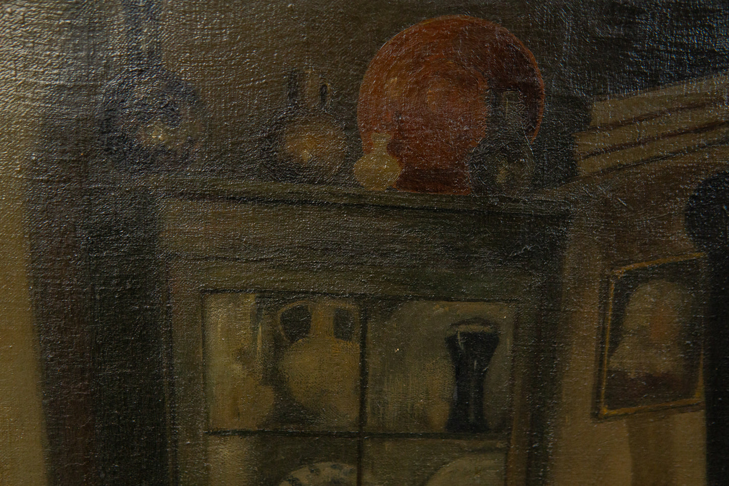 Schönes Olgemälde von Gottfried Bachem, 1896 - Malerei Gemälde Bild Rahmen Kunst Art Alt Antik MÖBLINGER