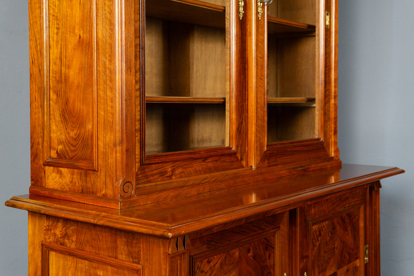 rest. Bücherschrank Vitrine Regal Buffet Schrank Antik MÖBLINGER 2411_1911