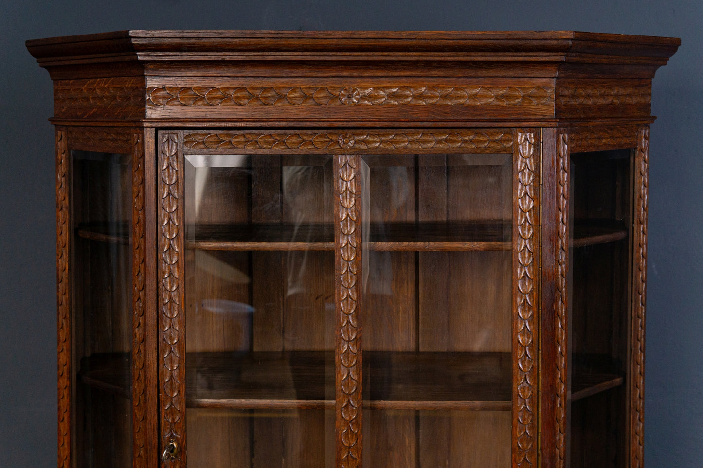 Vitrine Anrichte Schrank Regal Buffet Kommode Alt Antik 2312_1409