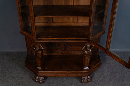 Vitrine Anrichte Schrank Regal Buffet Kommode Alt Antik 2312_1409