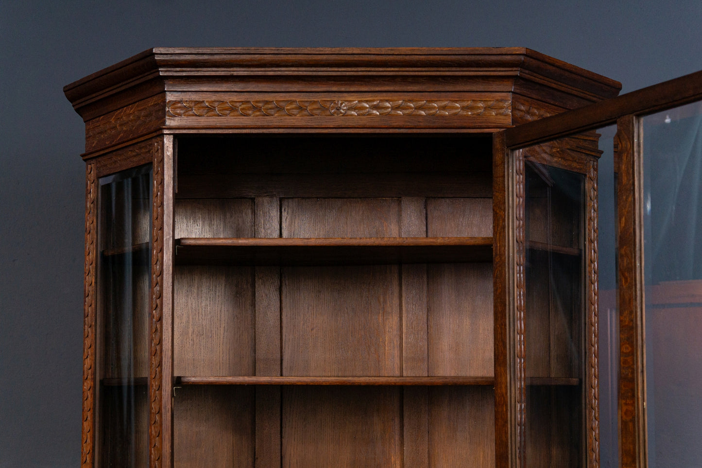 Vitrine Anrichte Schrank Regal Buffet Kommode Alt Antik 2312_1409