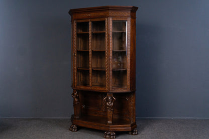 Vitrine Anrichte Schrank Regal Buffet Kommode Alt Antik 2312_1409