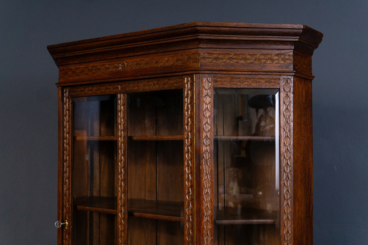 Vitrine Anrichte Schrank Regal Buffet Kommode Alt Antik 2312_1409