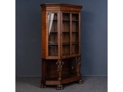 Vitrine Anrichte Schrank Regal Buffet Kommode Alt Antik 2312_1409