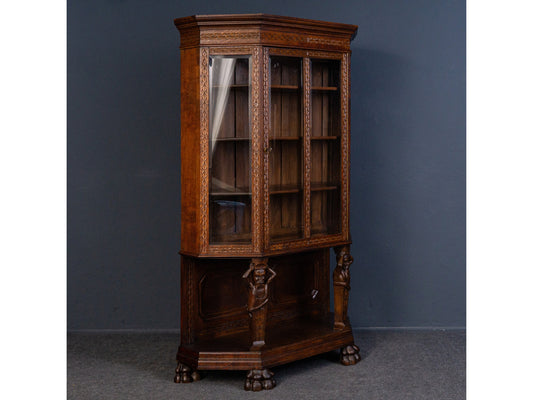 Vitrine Anrichte Schrank Regal Buffet Kommode Alt Antik 2312_1409