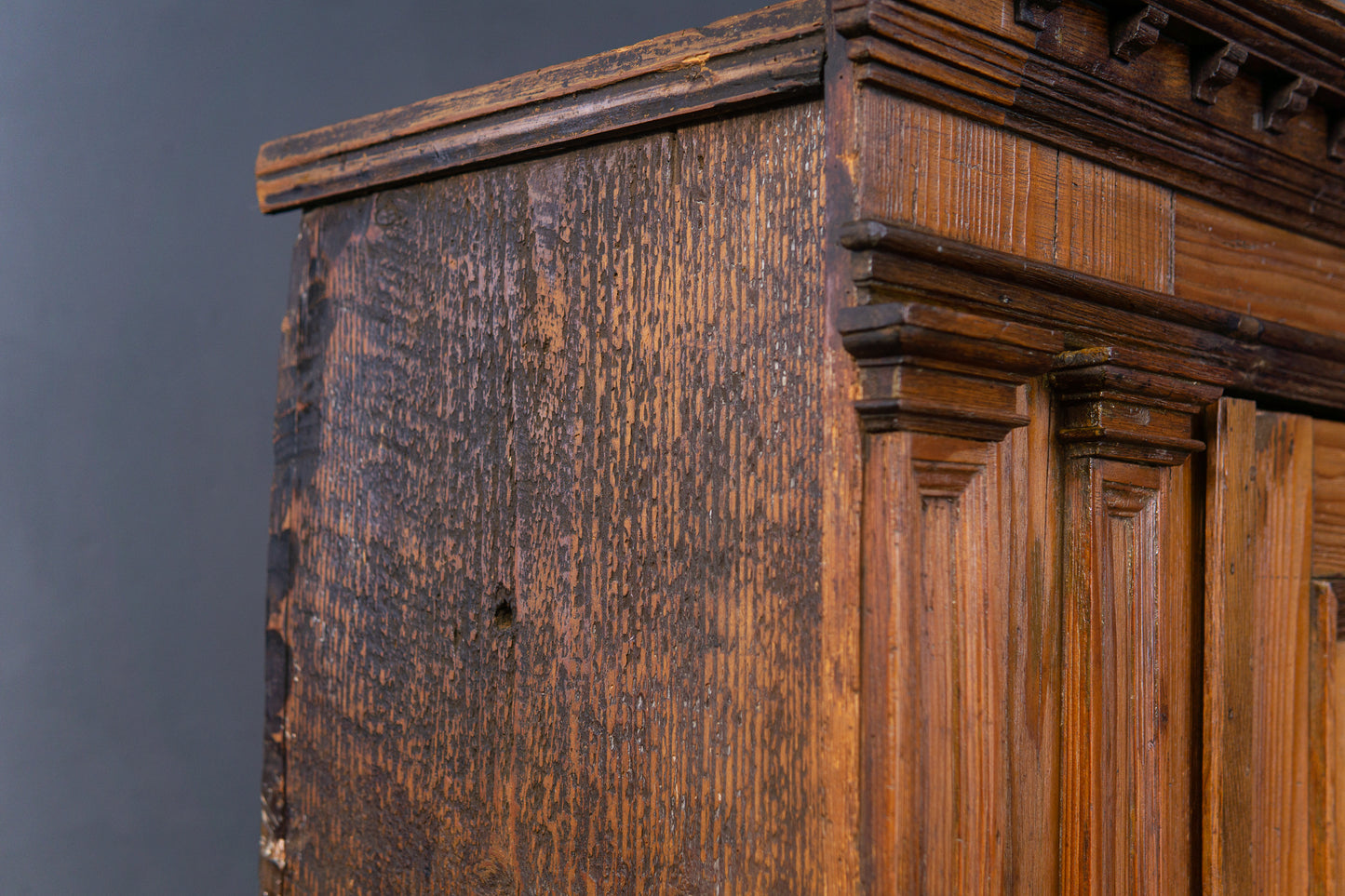 Schrank Regal Buffet Kommode Anrichte Barock Alt Antik 2302_0202