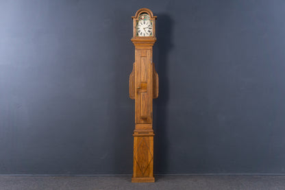 Standuhr Uhr Clock Barock Eiche Uhrwerk Zeit Alt Antik 2302_0203