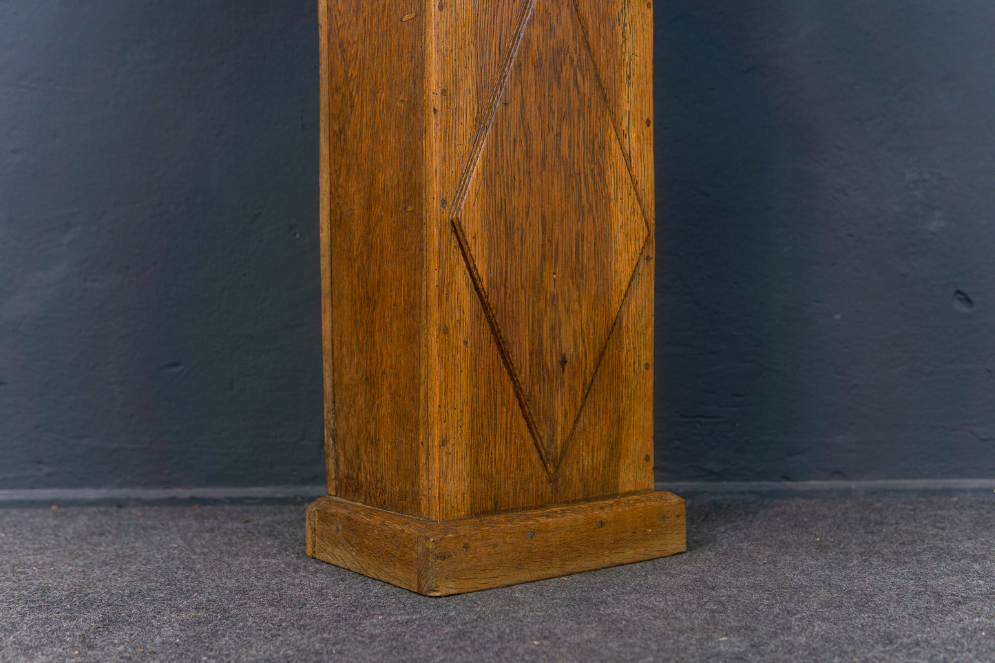 Standuhr Uhr Clock Barock Eiche Uhrwerk Zeit Alt Antik 2302_0203