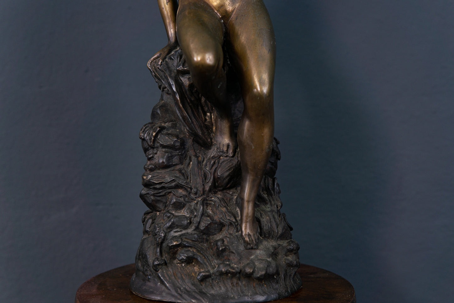 Bronze Skulptur Statue Muse Frau Stil Kunst Vintage 2302_0601