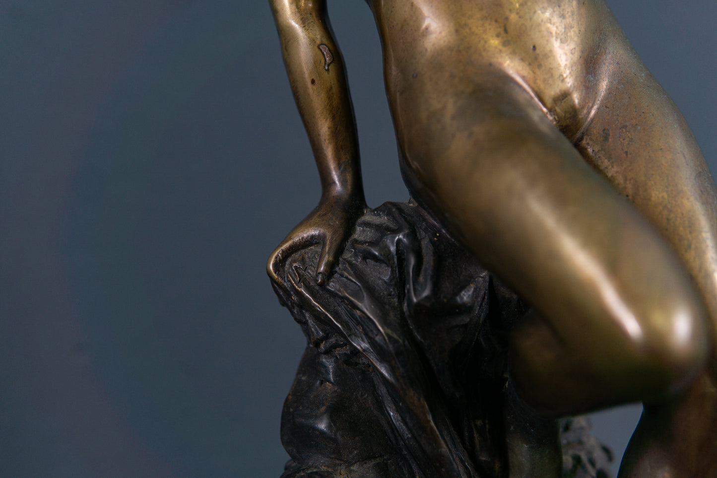 Bronze Skulptur Statue Muse Frau Stil Kunst Vintage 2302_0601