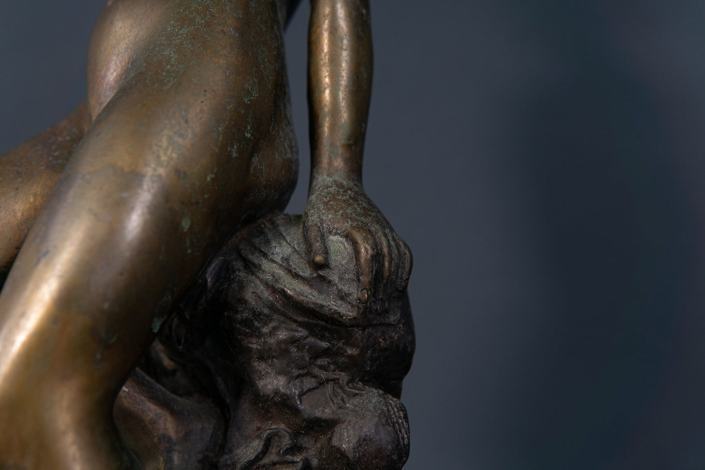Bronze Skulptur Statue Muse Frau Stil Kunst Vintage 2302_0601