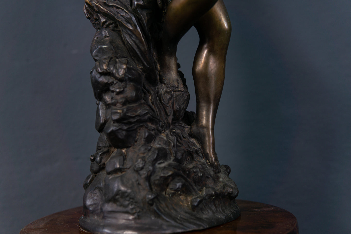 Bronze Skulptur Statue Muse Frau Stil Kunst Vintage 2302_0601