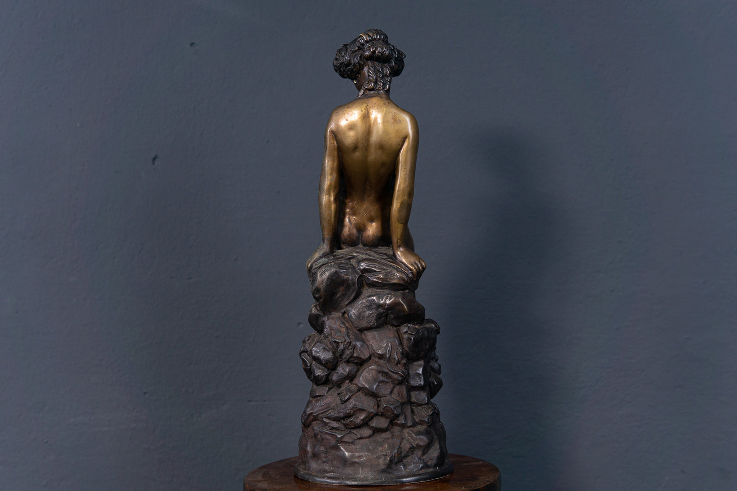 Bronze Skulptur Statue Muse Frau Stil Kunst Vintage 2302_0601