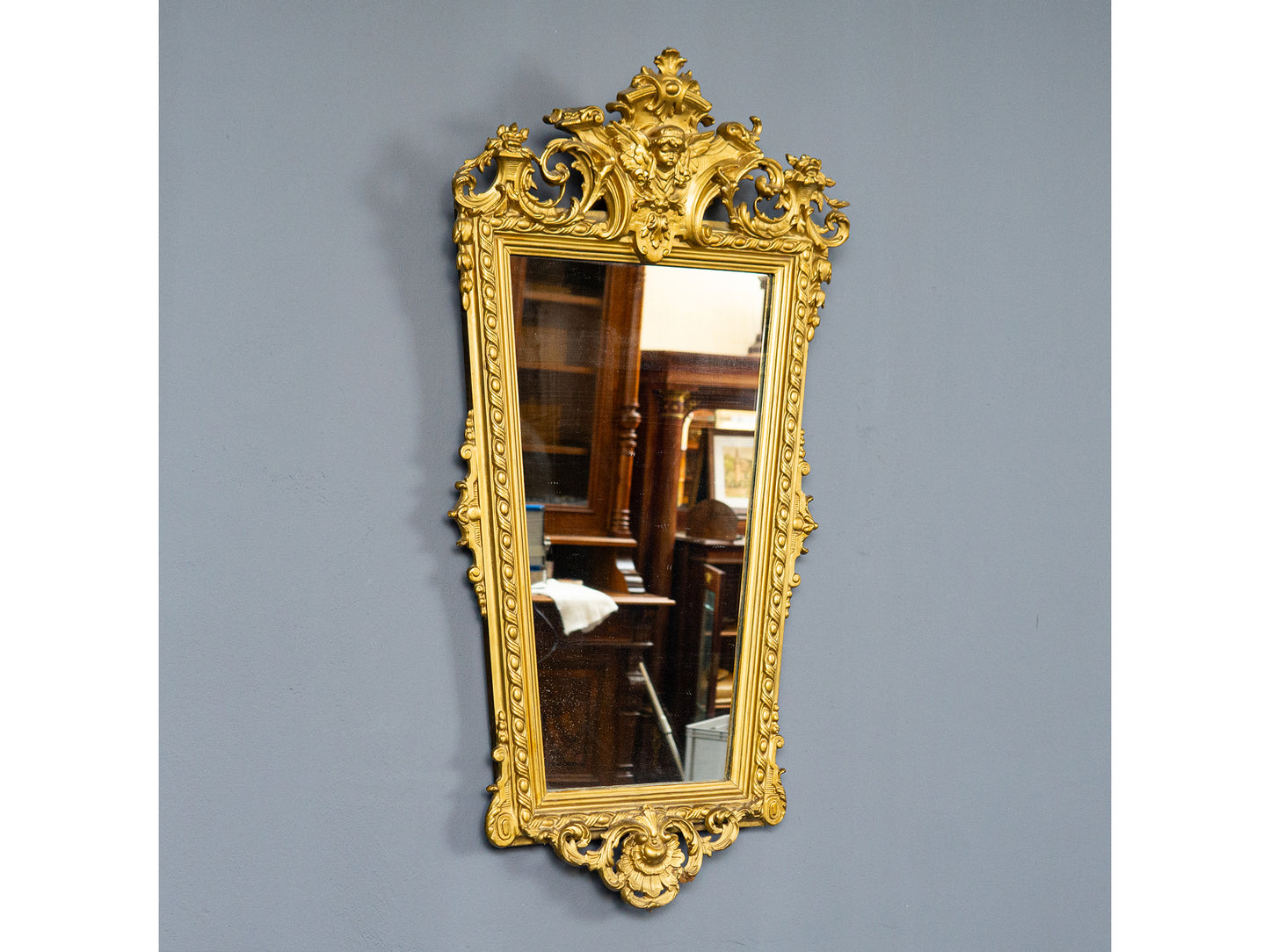 Spiegel Vintage Mirror Garderobe Schrank Kommode Antik MÖBLINGER 2411_2008