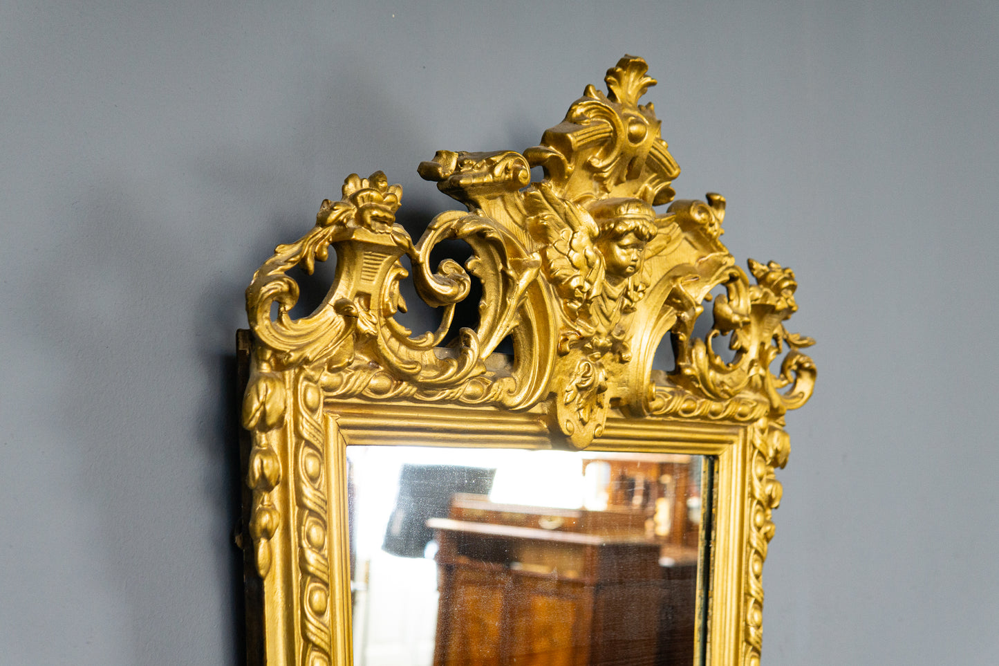 Spiegel Vintage Mirror Garderobe Schrank Kommode Antik MÖBLINGER 2411_2008