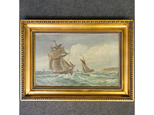 Ölbild Gemälde Malerei Galerie Maritim  Kunst Alt Antik 2112_2304