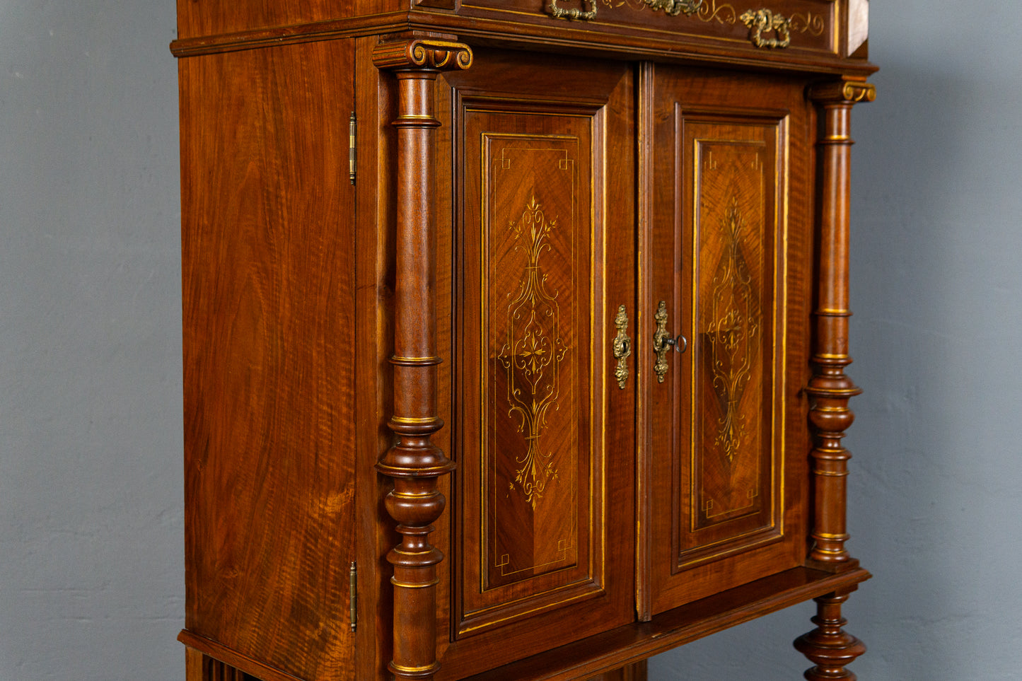 Gründerzeit Antik Vertiko Schrank Kommode Buffet Regal MÖBLINGER 2411_2011