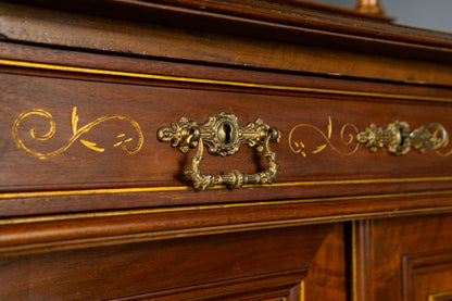 Gründerzeit Antik Vertiko Schrank Kommode Buffet Regal MÖBLINGER 2411_2011