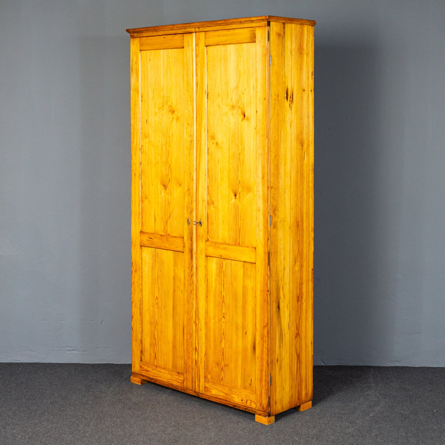 Vintage Wäscheschrank Kommode Regal Schrank Küche Antik MÖBLINGER 2411_2012