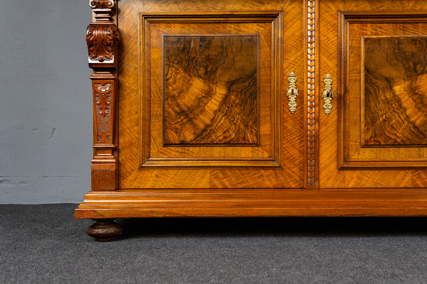 rest. Bücherschrank Vitrine Regal Buffet Schrank Antik MÖBLINGER 2411_2013
