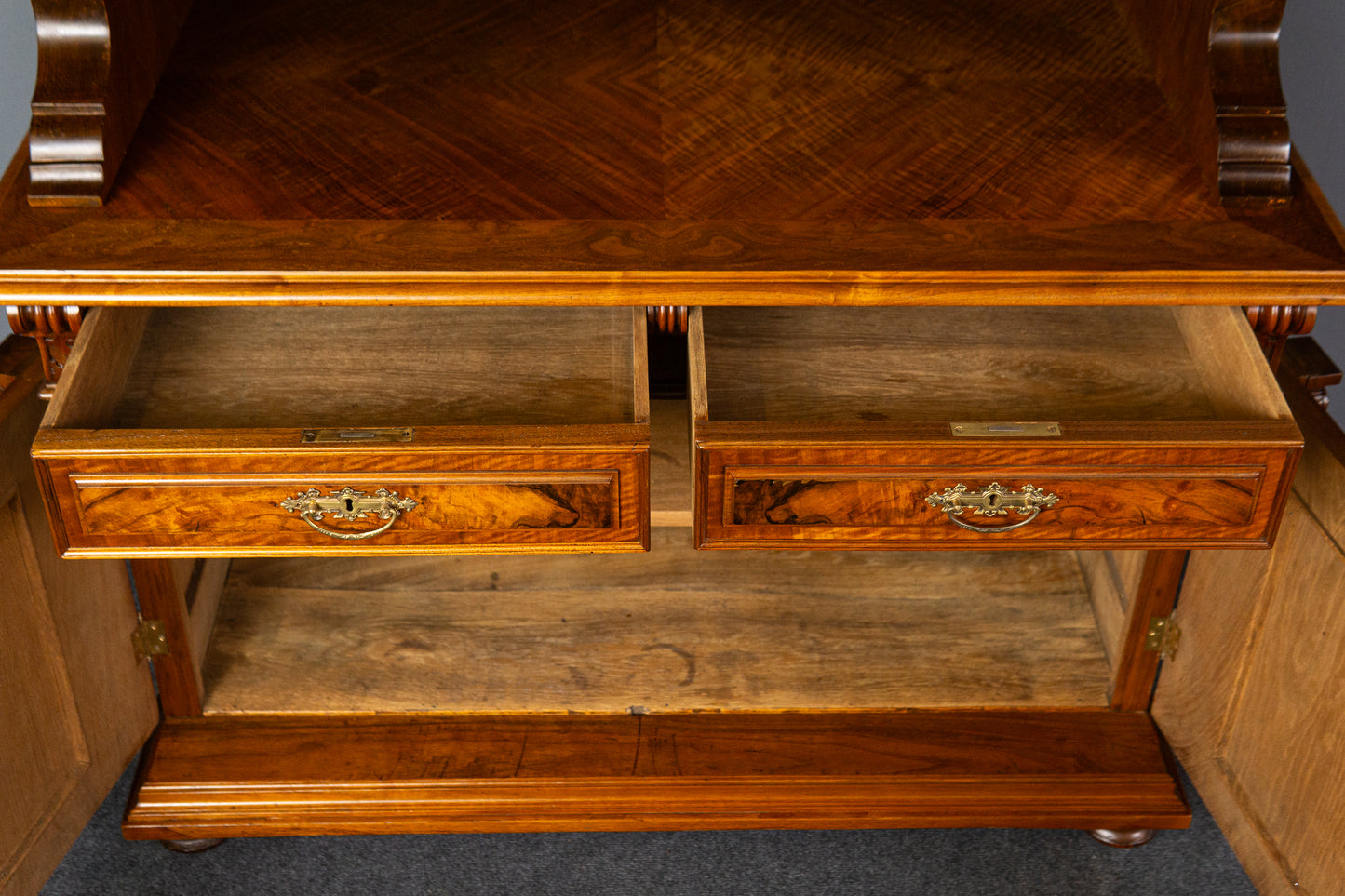 rest. Bücherschrank Vitrine Regal Buffet Schrank Antik MÖBLINGER 2411_2013