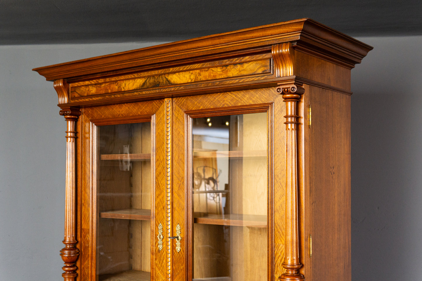 rest. Bücherschrank Vitrine Regal Buffet Schrank Antik MÖBLINGER 2411_2013